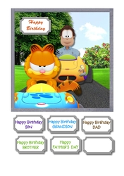 Garfield go kart racing