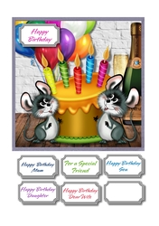Celebrate colourful card
