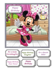 Minnie Mouse in her gorgeous bedroom