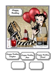 Betty Boop celebration mood