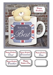 Forever friends male card topper