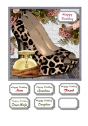 Animal print shoes