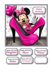 Minnie mouse with shoes