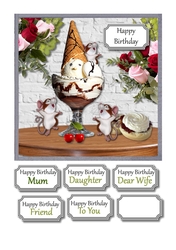 Ice cream sundae