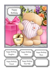 Forever friends bear with gifts