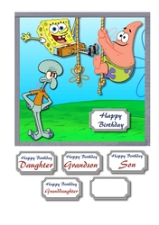 Spongebob square pants and friends
