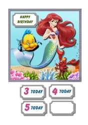 Disney mermaid and friends