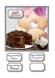 Forever friends with birthday cakes