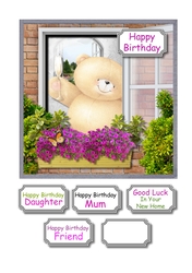 Forever friends new home or female birthday