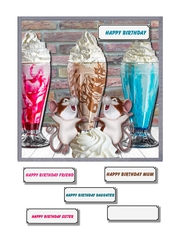 Ice cream sundaes