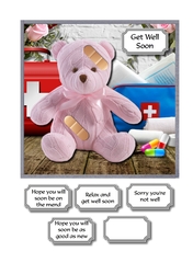 Poorly ted get well soon