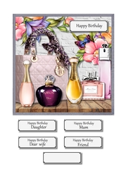 Designer bag and perfumes