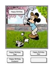 Mickey mouse golf