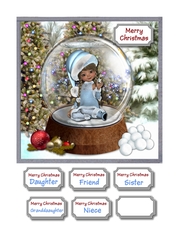 Christmas snow globe