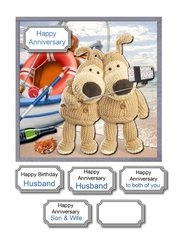 Boofle beach selfie anniversary or husband birthday