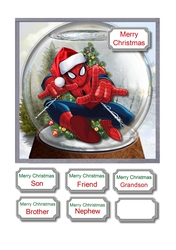 Spidernan Christmas Snow Globe