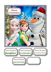 Olaf, Elsa and Anna Christmas