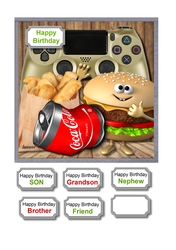 Fast food and games joystick