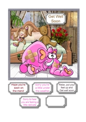 Get well soon elephant