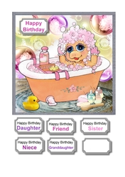 Miss Piggy bath time