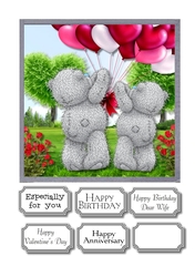 Tatty teddy Up and away