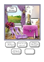 Birthday or Mothers Day topper