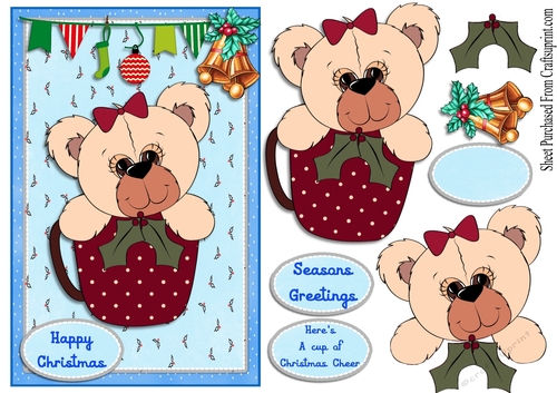  Christmas - Bear in a mug