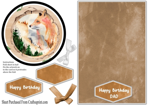Call of the wild - birthday card