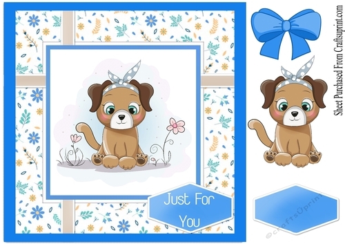 Cute dog - happy birthday