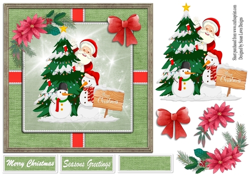 Christmas card - Santa no 1
