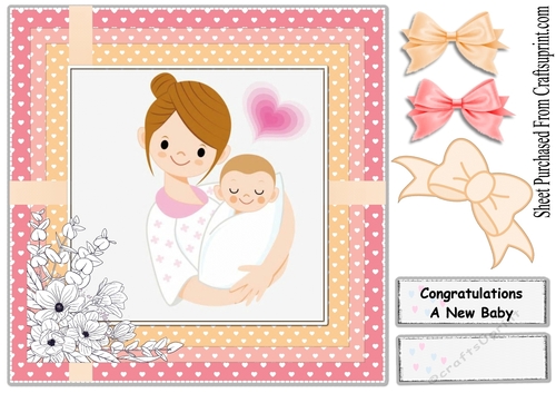 mum and baby in pink