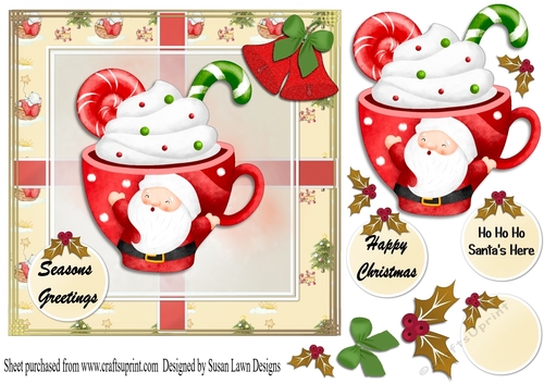 Christmas card - hot chocolate