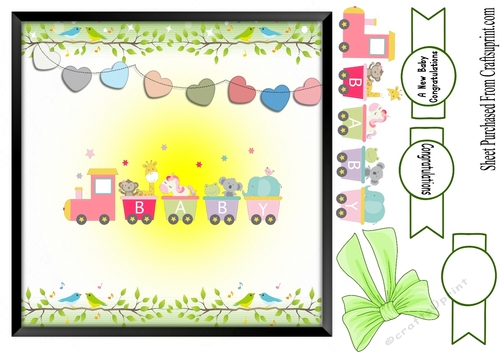 new baby card 