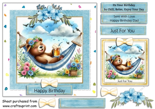 birthday bear - male no 2