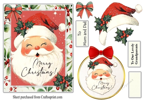 Santa Card no 1