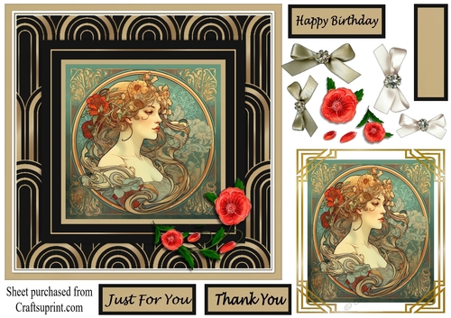 Art deco ladies no 4