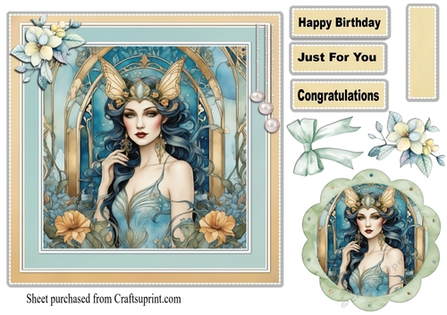 Art deco fairy NO 4