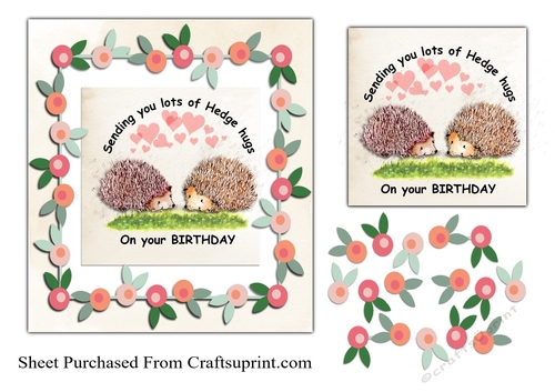 Hedge hugs for your birthday