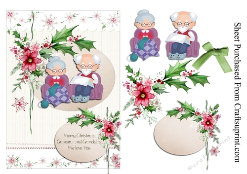 Merry Christmas Grandma and Granddad