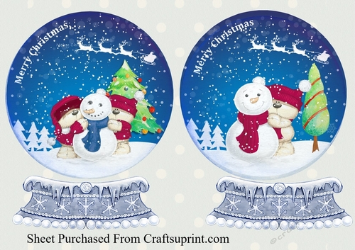 Christmas snow globes no 2