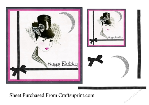 Happy birthday - glamorous lady