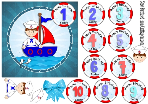 Happy birthday - Sailor boy