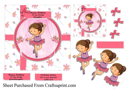 Little ballerina in pink