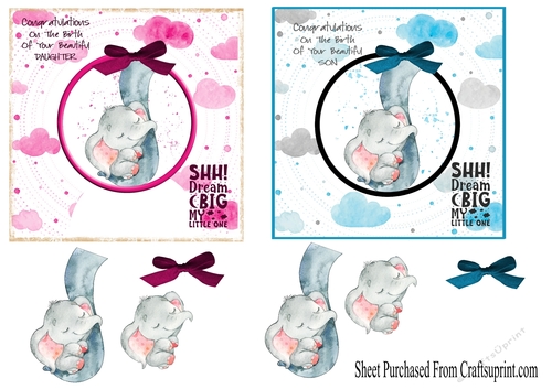 New baby cards - boy and a girl