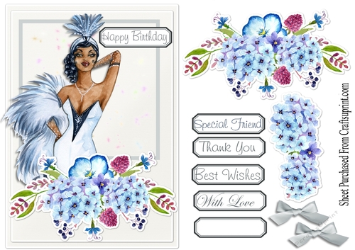 Especially for you - lady in blue