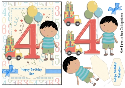 Birthday boy - age 4