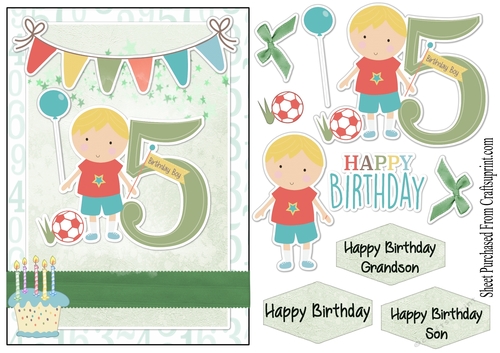 Birthday boy - age 5