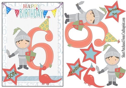 Birthday boy - age 6