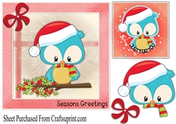 Christmas - Cute owl