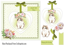 Cat card - happy birthday